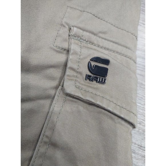 G-Star Raw Men's Rovic Zip 3D Straight Tapered Fit Cargo Pants Dune 33 W x 32 L - Picture 6 of 7
